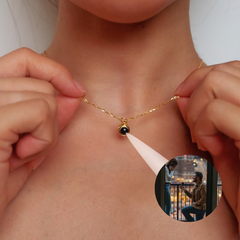 Custom Photo Projection Necklace