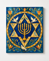 Golden Menorah