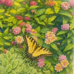 Schmetterling im Garten