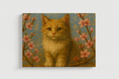 Kitten in the Blossoms