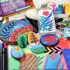 24 Count Acrylic Brush Tip Markers PaintMeLike