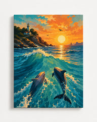 Dolphin Sunset