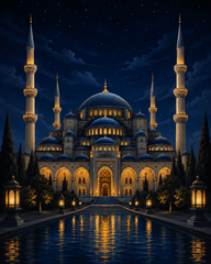 Moonlit Mosque