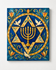 Golden Menorah