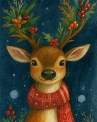 Winter Glow Reindeer