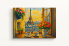 Coffee in the Paris Sunrise