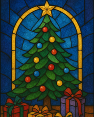 Glass Christmas Tree