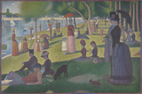 A Sunday on La Grande Jatte — Georges Seurat Paint by Numbers Kit — unframed artwork detail