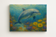 Delfin im Korallengarten
