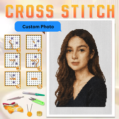 Turn Your Favorite Photo Into A Custom Cross Stitch Kit