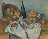 The Basket of Apples — Paul Cezanne Paint by Numbers Kit — unframed artwork detail