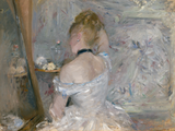 Woman at Her Toilette — Berthe Morisot Paint by Numbers Kit — unframed artwork detail