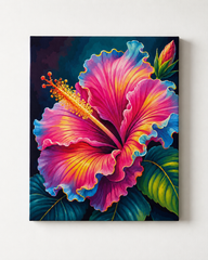 Neon Hibiscus