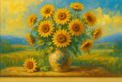 Blooms in the Radiant Glow